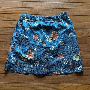 PLAYDRY Blue Floral Mini Skort